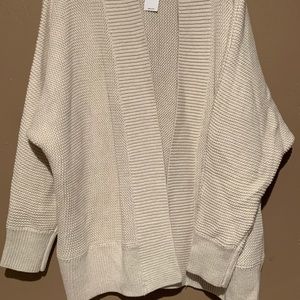 GAP NWT Open front cardigan off-white